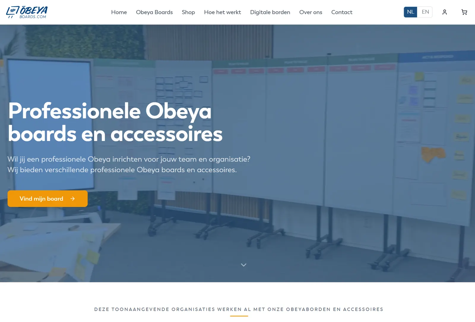 Obeya Boards — Sales, voorraad & CRM in één