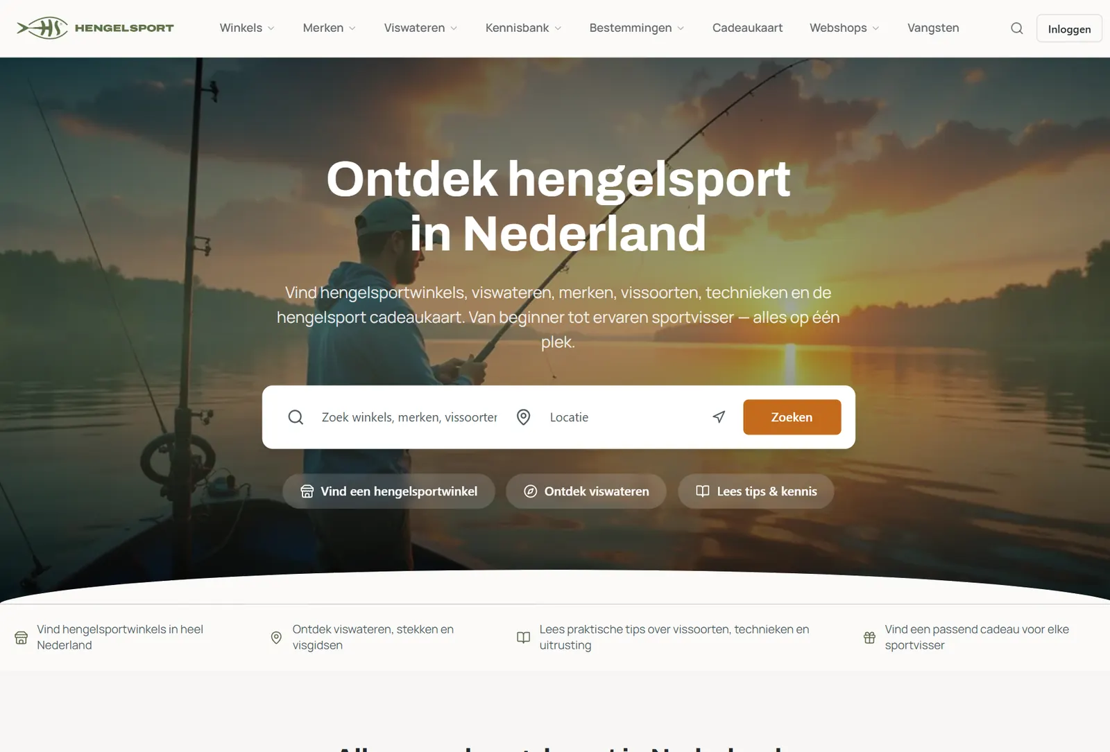 Hengelsport.nl — Platform voor de sportvisserij